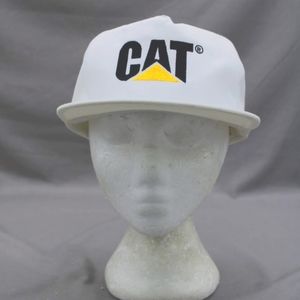 Vintage Snapback Hat - Cat Construction Vehicles - Adult Snapback